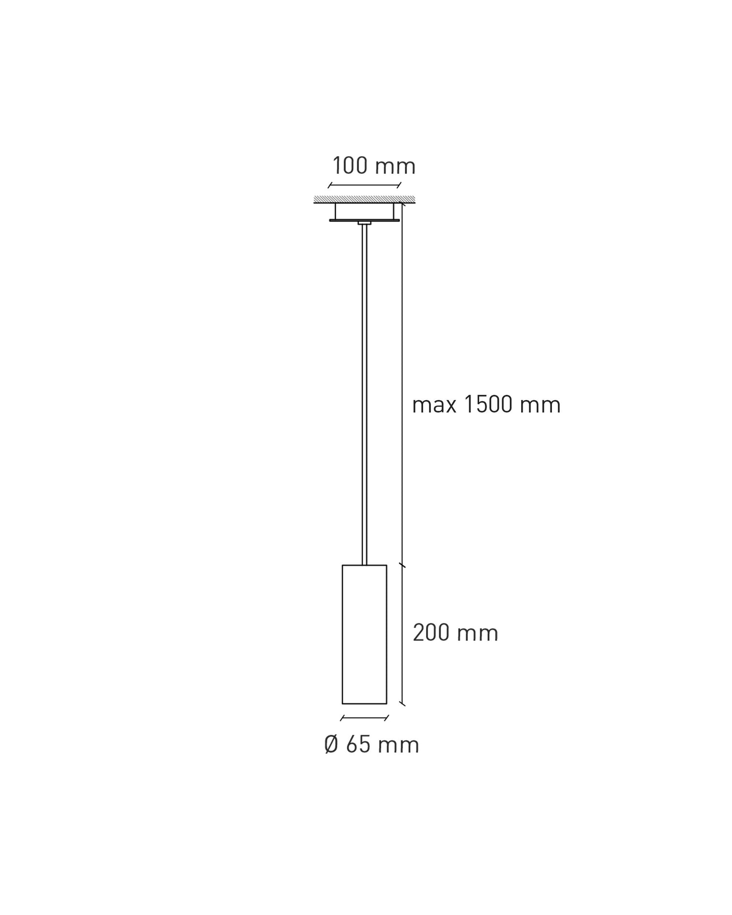 Lampada a sospensione Cromia - 20 cm