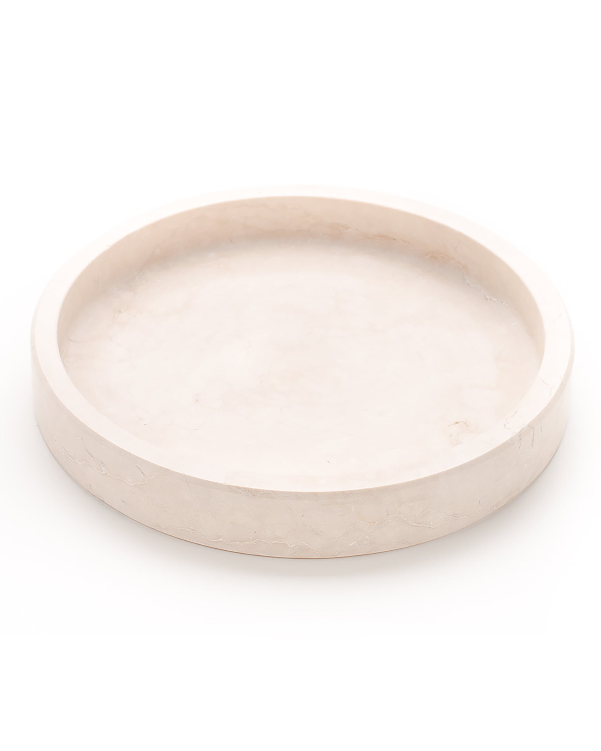 Luna di marmo – Medium Botticino marble container