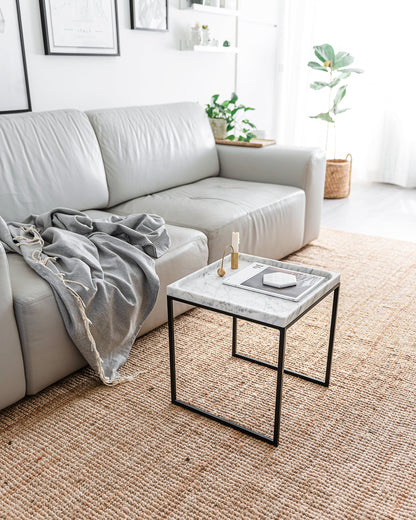 MarmoLove coffee table in white Carrara marble