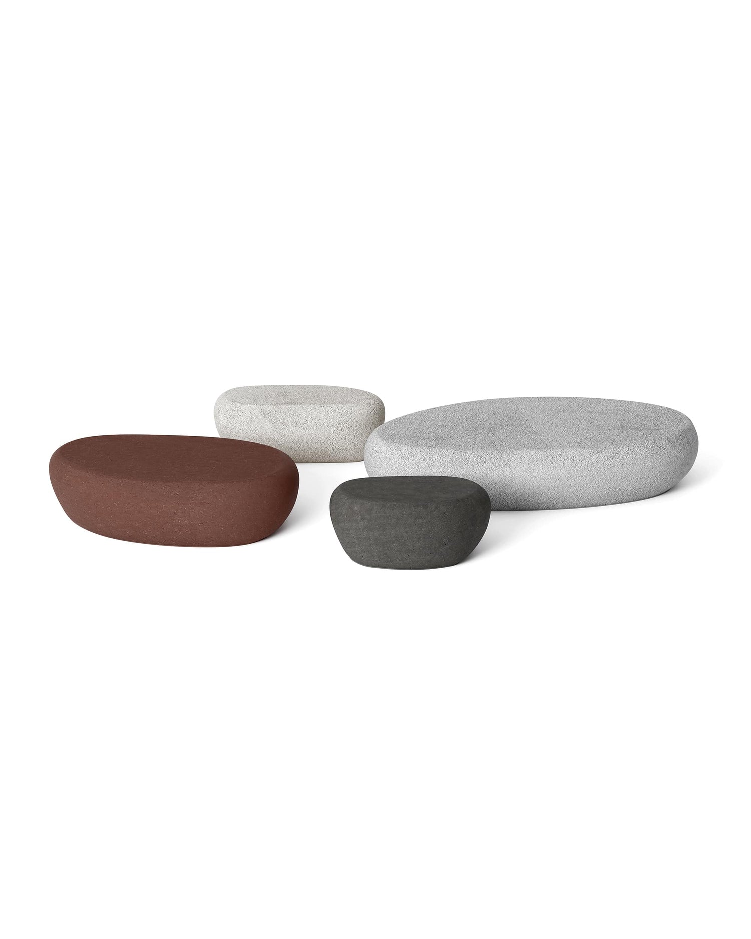 Flirtstones Material - 75 coffee tables/poufs for outdoors and indoors