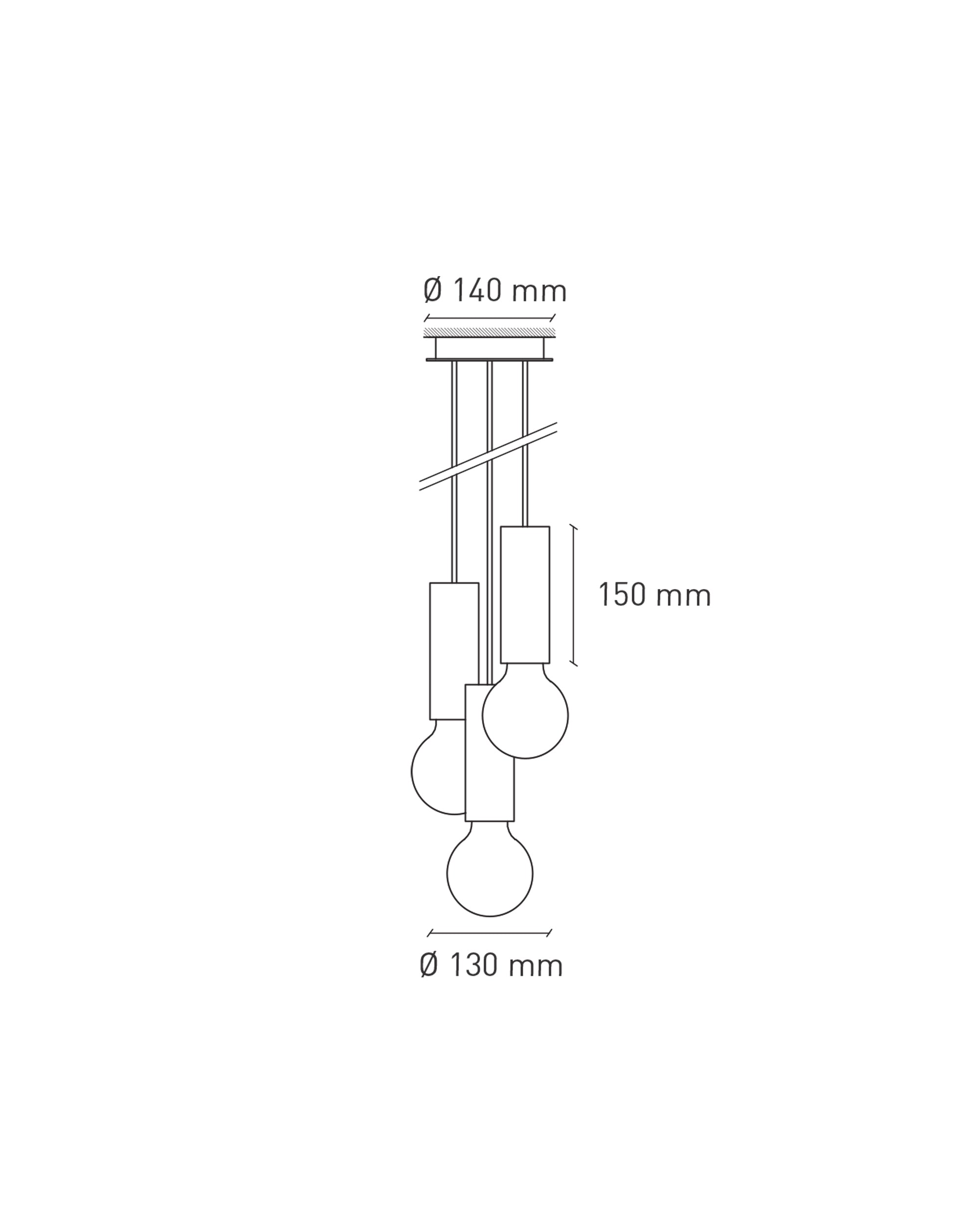 Lampade a sospensione Ila - trio