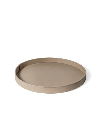 Tray - Gea round - Taupe